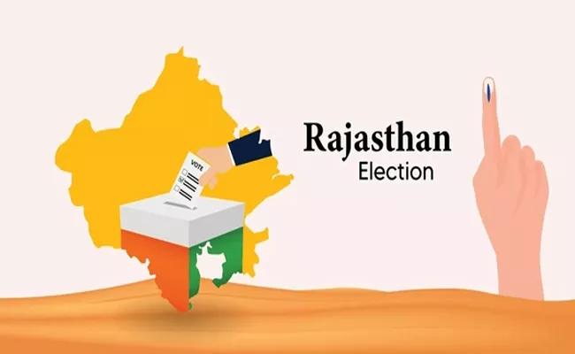 Rajasthan Election 2023: Congress guarantees vs BJP Hindutva, anti-graft plank - Sakshi