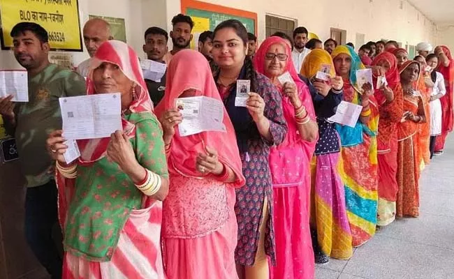 six districts registers over 80pc voting in Rajasthan polls - Sakshi