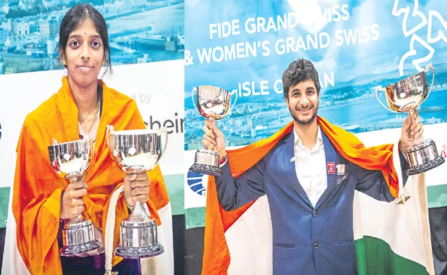 Vidit and Vaishali win FIDE Grand Swiss - Sakshi