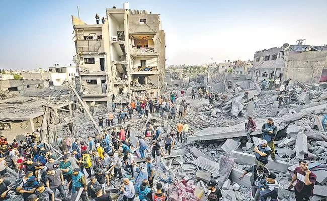 Saksh Editorial On Israel Hamas War - Sakshi