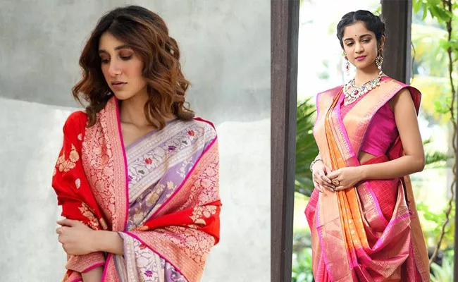 Fashion: Winter Wear Sarees Which Looks Classy And Comfort - Sakshi