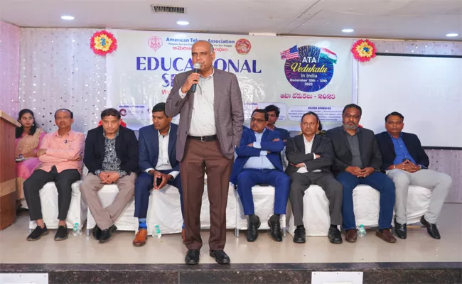 Jayant Challa Called Upon Students To Overcome Mental Stress - Sakshi