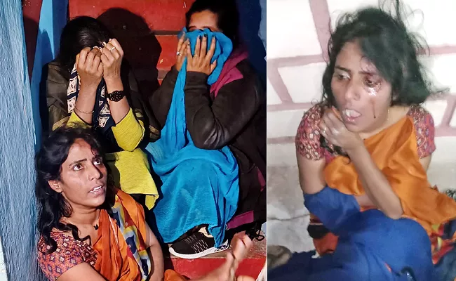 Three women are Hulchul   at night - Sakshi