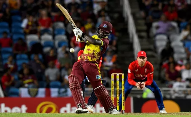 WI VS ENG 5th T20: West Indies Beat England By 4 Wickets In Series Decider, Clinches Series - Sakshi