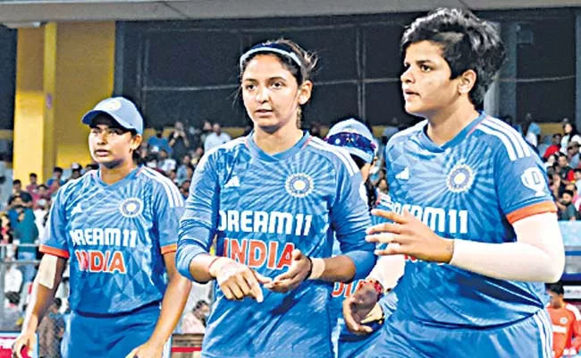 Today is the first ODI of India womens team against Australia - Sakshi