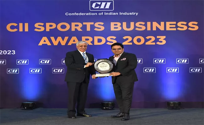 Jay Shah Awarded Sports Business Leader Of The Year Award - Sakshi