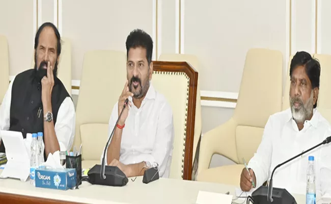 Revanth Reddy order to officials in review of electricity department - Sakshi