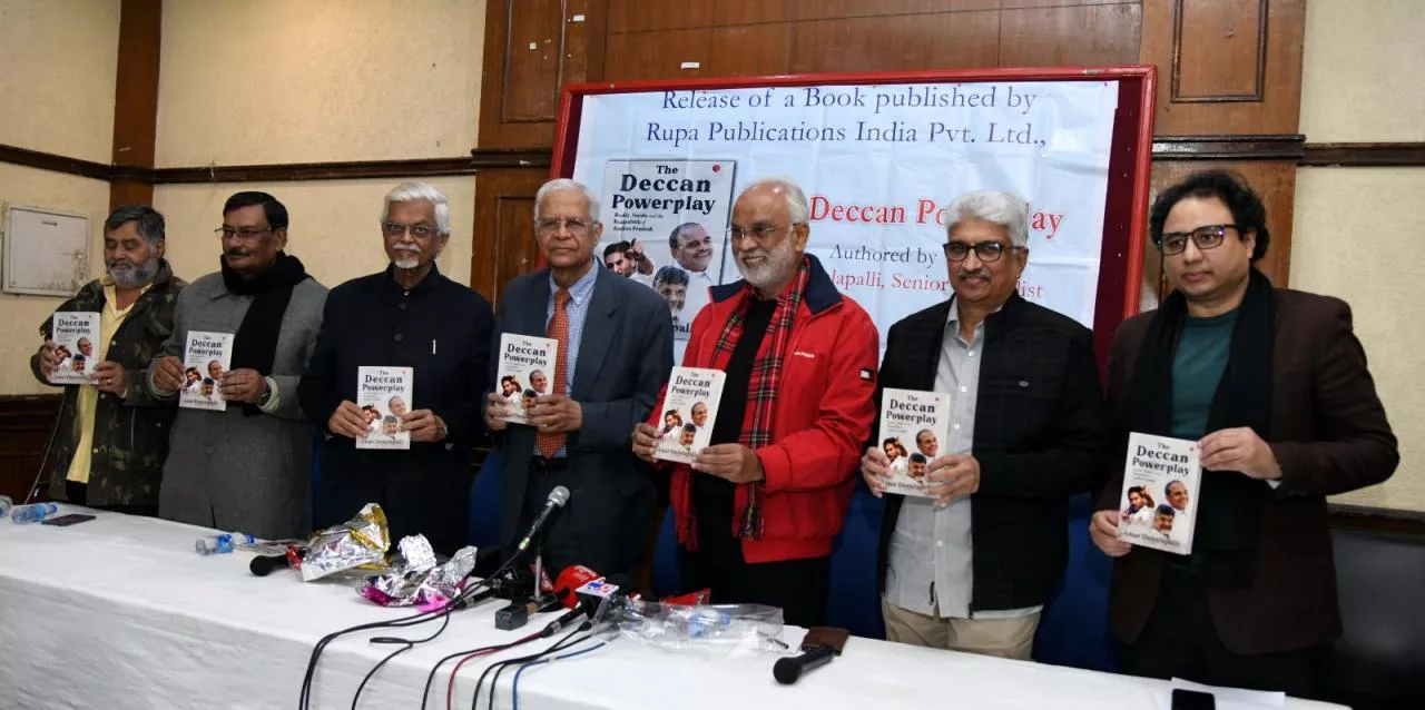 The Deccan Power Play : A book by Amar Devulapalli launched today in Delhi - Sakshi