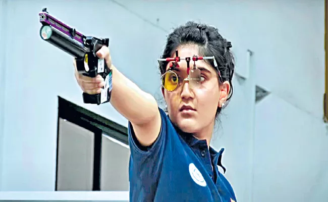 Indian pistol and rifle shooters renew quest for Paris 2024 Olympic quota - Sakshi