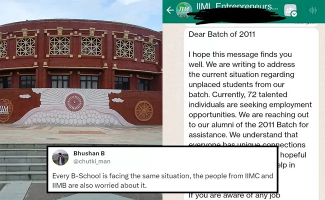 IIM Lucknow Asks Alumni For Help After 72 Students Dont Get Job - Sakshi