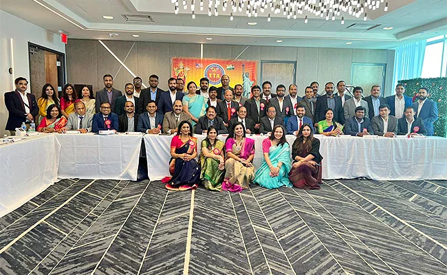 TTA Board Meeting held At Charlotte - Sakshi