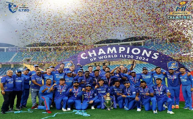 ILT20 2024: Mumbai Indians Beat Dubai Capitals By 45 Runs And Clinches The Title - Sakshi