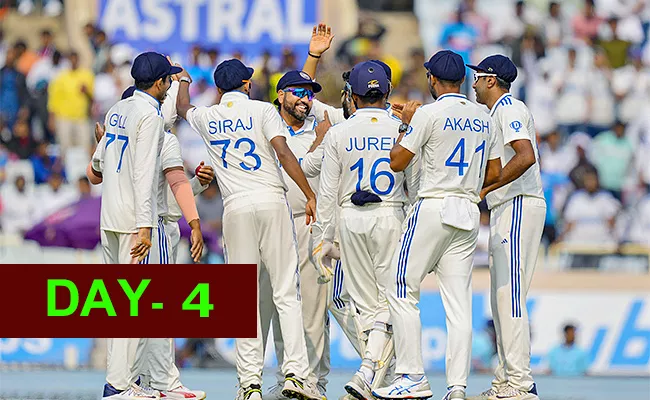 India vs England 4th Test Day 4 Live Updates And Highlights - Sakshi