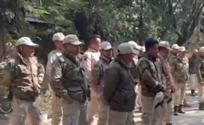 Manipur Abduction Incident: Police Protest Video Viral - Sakshi
