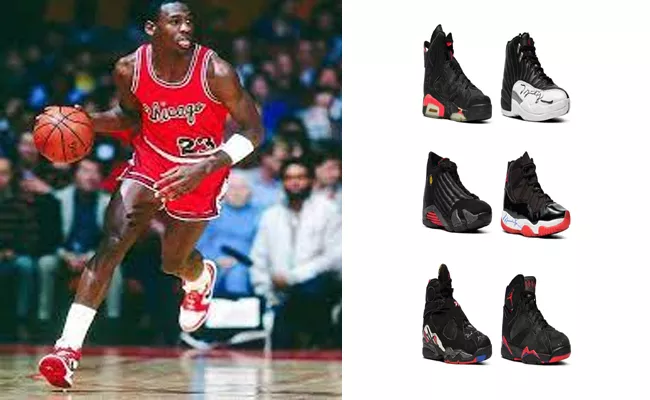 Michael Jordans Championship Six Shoes Sold For Record 8 Million Dollars - Sakshi