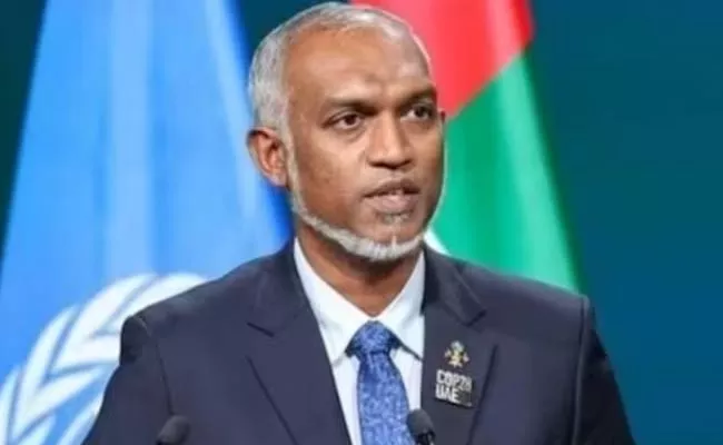 Maldives President Says Indian Troops To Exit By May Will Not Allow - Sakshi