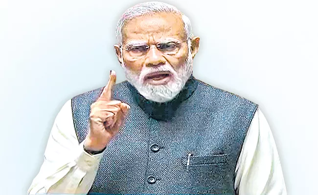 General Elections 2024: PM Narendra Modi gives 370 to BJP and 400 to NDA in Lok Sabha polls - Sakshi