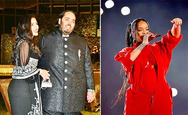 Rihanna Fees For Performing At Anant Radhika Pre Wedding - Sakshi
