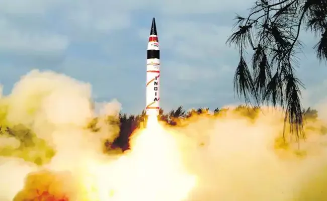 Mission Divyastra: India Agni-5 missile makes maiden flight with MIRV - Sakshi