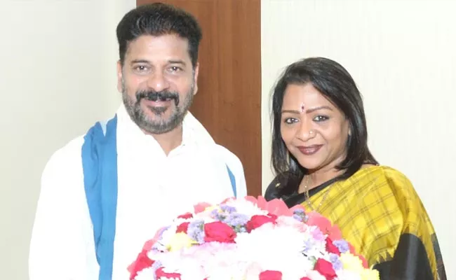 Telangana Congress Leaders Met GHMC Mayor Vijaya Lakshmi - Sakshi