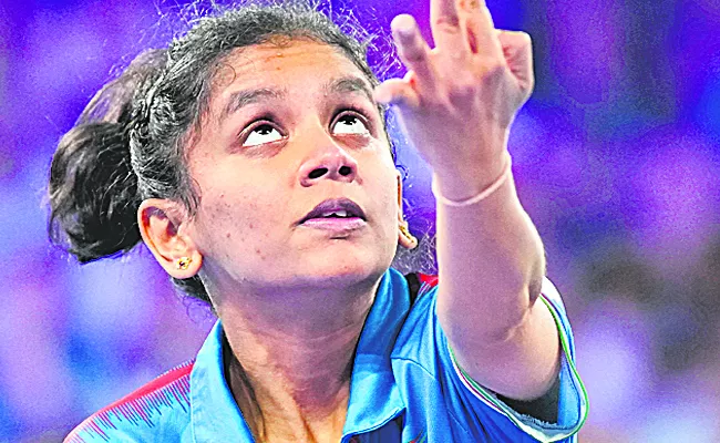 Akula Sreeja is the champion of table tennis - Sakshi