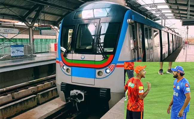 IPL Match: Time Extension Of Metro Trains In Hyderabad - Sakshi