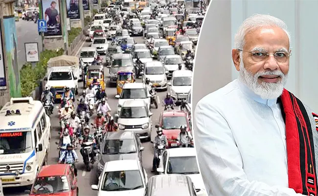 PM Modi Sangareddy Visit Traffc Restiction In Hyderabad - Sakshi