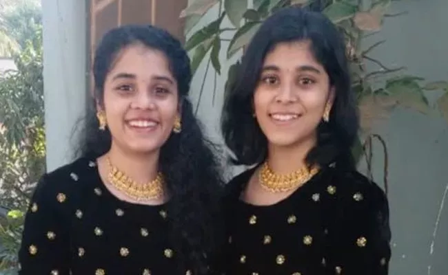 Karnataka Twin Sisters Score Exact Same Marks in Class X and XII Exams Two Years Apart - Sakshi