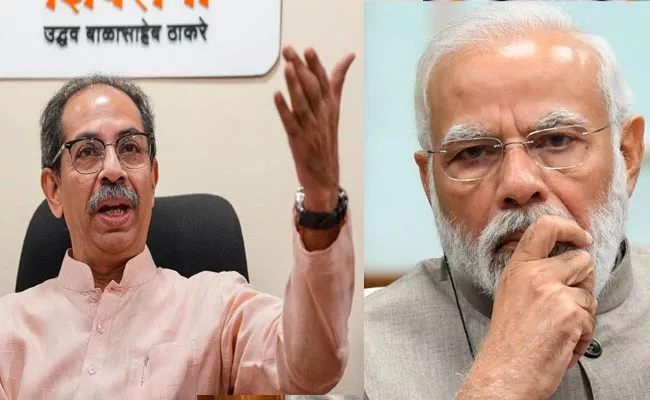 Uddhav Thackeray reacts to PM Modi fake Shiv Sena - Sakshi