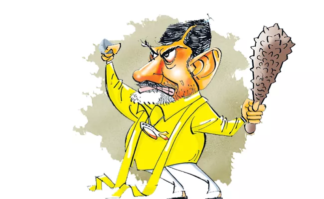 Attacks with comments made by Chandrababu - Sakshi