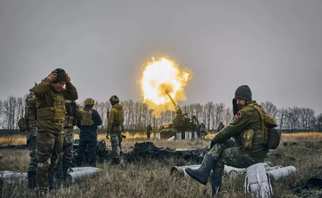 Russia-Ukraine war: Ukraine fires more than 50 drones against Russia  - Sakshi