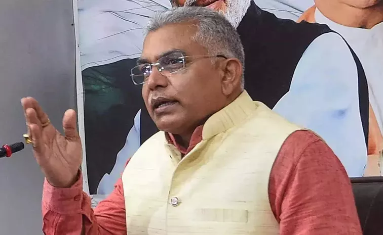 BJP's Dilip Ghosh Alleged On TMC; Check The Details Here