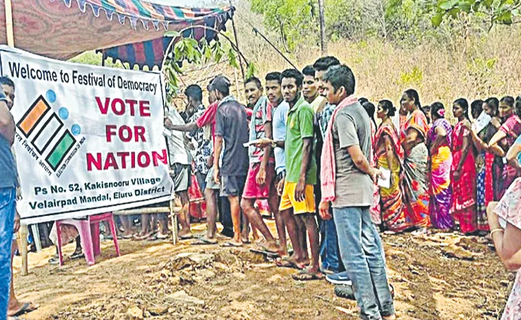 A village that has stood as an example for the country in voting