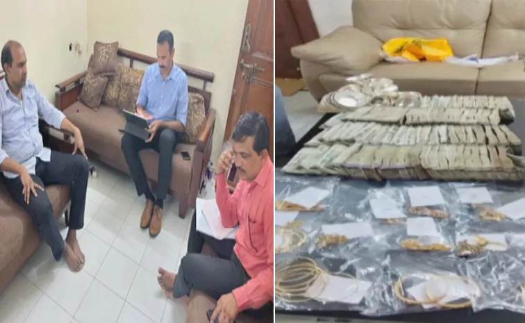ACB raids ACP Uma Maheswara Rao residence Money Documents Seized