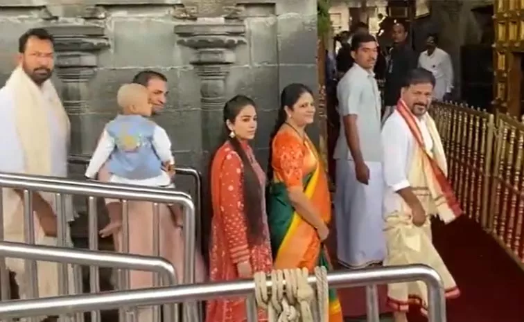 Telangana CM Revanth Reddy Visit Tirumala