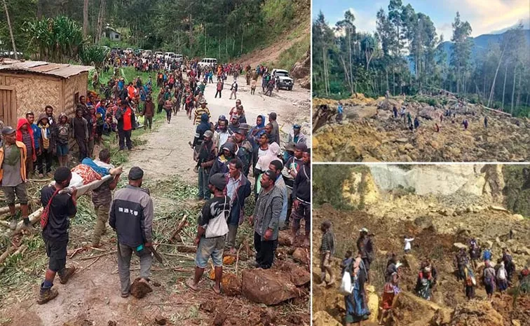 Massive Landslide Effect 2000 People Dead At Papua New Guinea