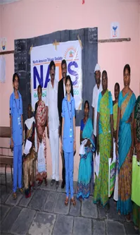 NATS Mega Eye Free Medical Camp Held At Pedandipadu
