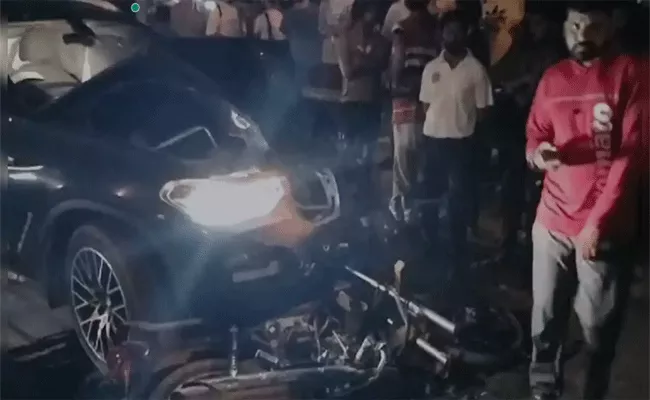 Speeding BMW Hits Motorcycle In Punjab Mohali 1 Dead 2 Critical