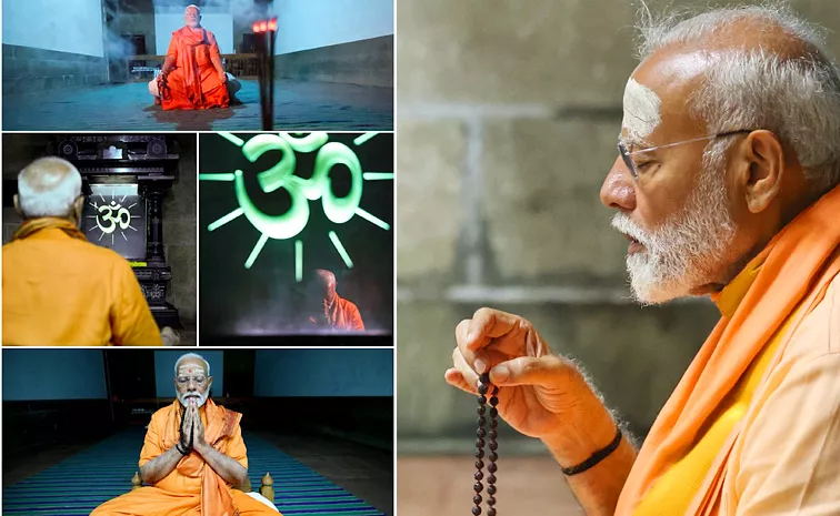 Pm Modi 45 Hours Meditation Ends At Kanyakumari 