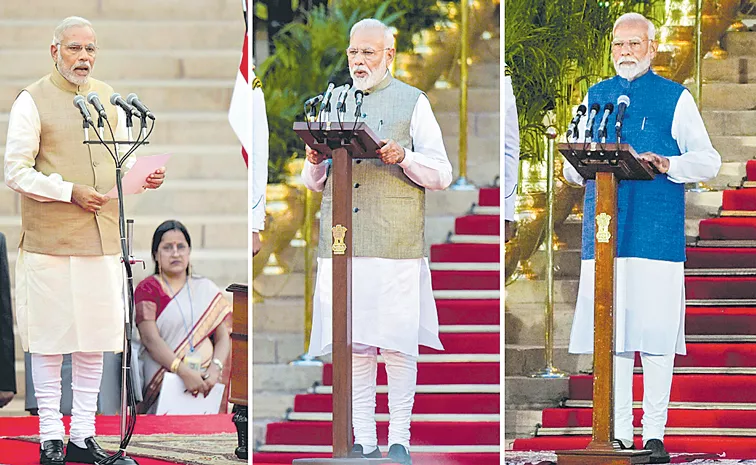 Narendra Modi takes oath as Prime Minister for third term