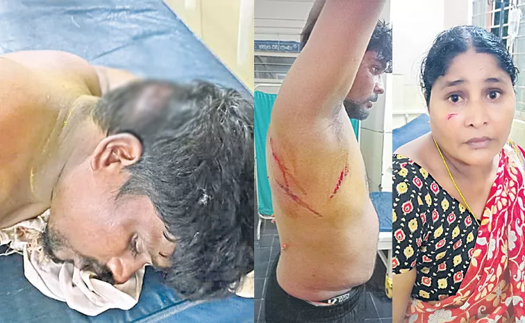 TDP workers attack on Velpur SC colony residents
