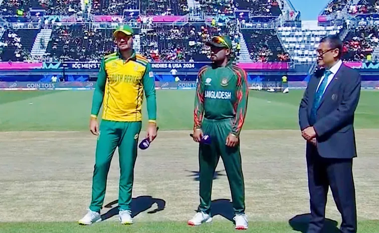 T20 WC 2024: South Africa opt to bat against Bangladesh