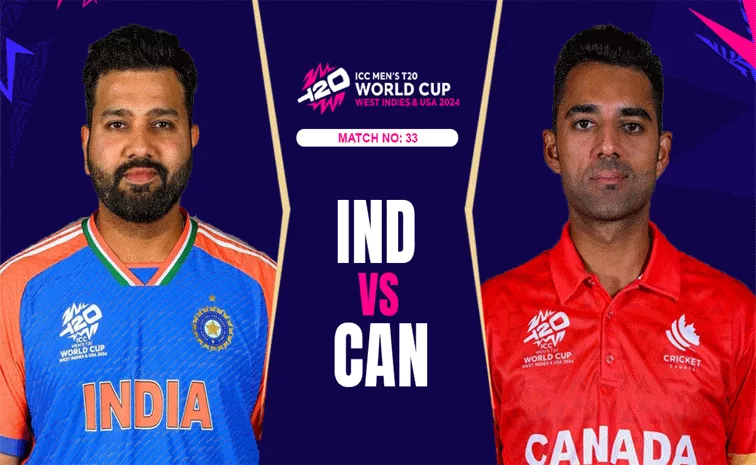  T20 World Cup 2024 india vs canada live updates and highlights
