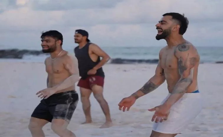 T20 World Cup 2024: Team India Cricketers Relaxing By Playing Volley Ball Before Super 8 Matches