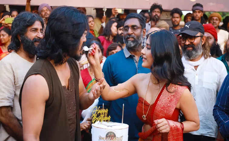 Nikhil Siddhartha Birthday Celebrations in Swayambhu Movie