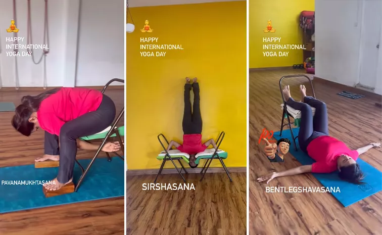 International Yoga Day 2024 anchor suma kanakala funny video goes viral 