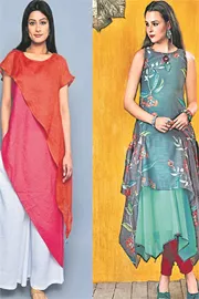 Indian Kurti Western Cuts Fashion Dressing Style