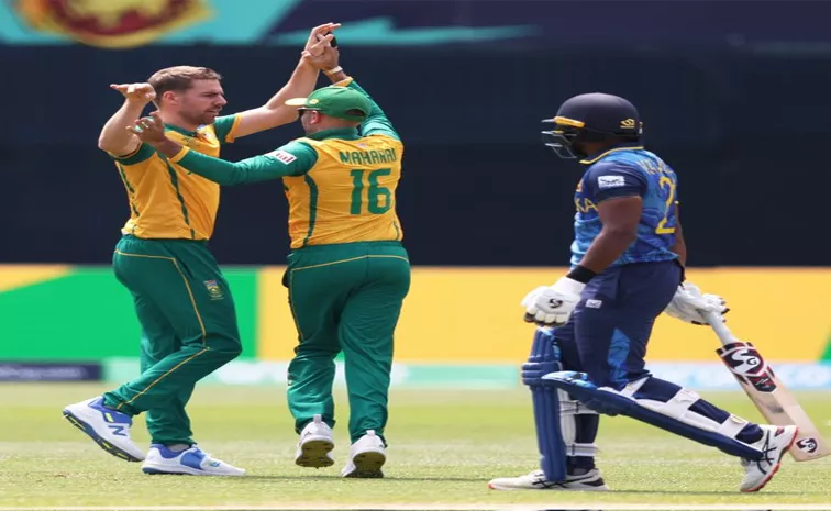 T20 World Cup 2024: South Africa Restricted Sri Lanka For 77 Runs