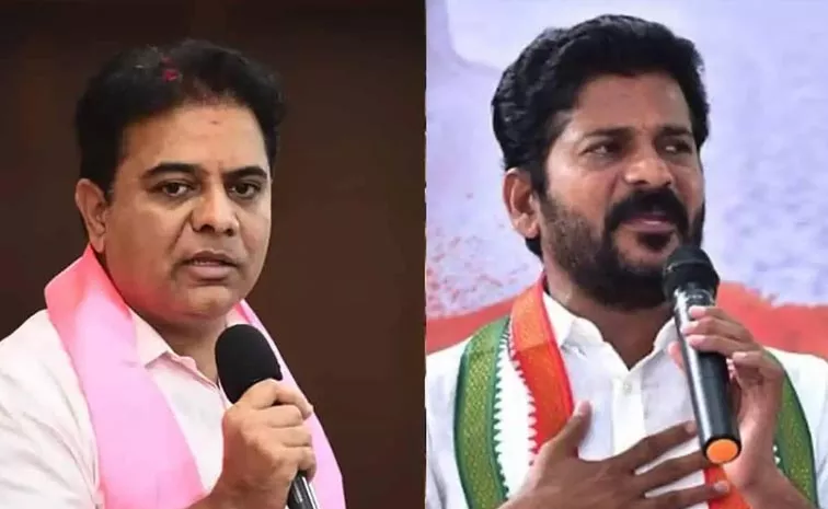 KTR Fires On revanth reddy Over Uppal Power Cut People Dharna