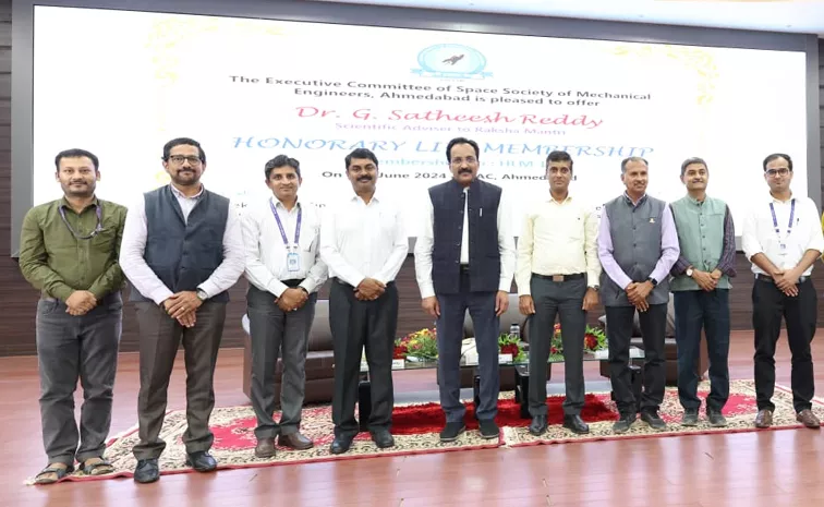 Dr Sathish Reddy conferred with SSME Honorary Lifetime Membership